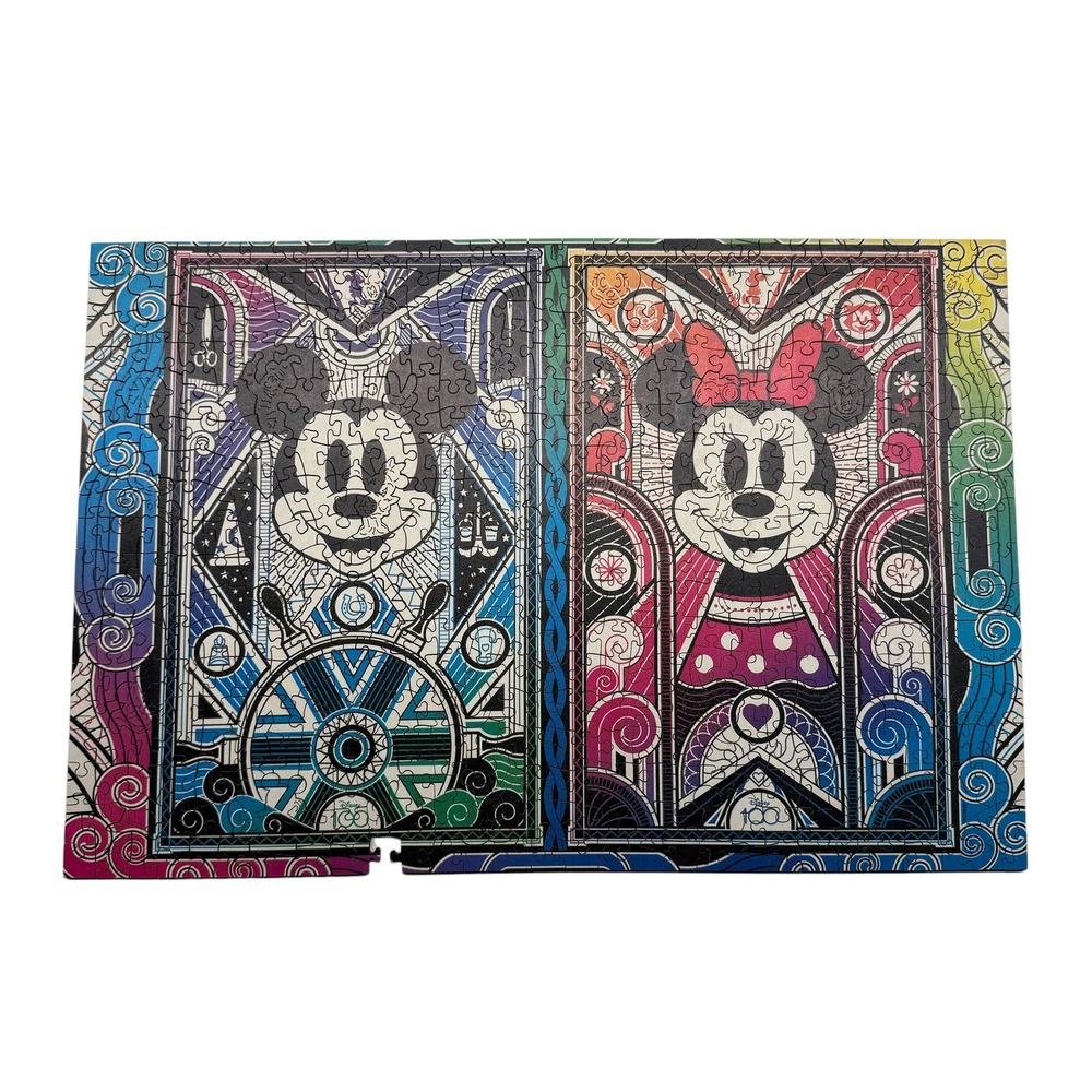 Trefl Wood‎ Craft Origin Disney 100 Mickey Minnie Wooden Puzzle 500 pc Missing 1